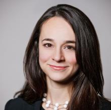 A headshot of Sheila Kadagathur.