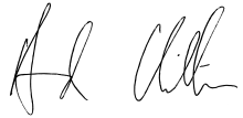 Adam Chilton's Signature