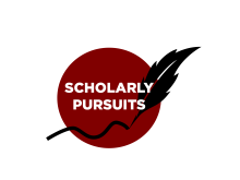 A graphic that says Scholarly Pursuits