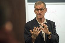 Gen Stanley McChrystal speaks at the Law School