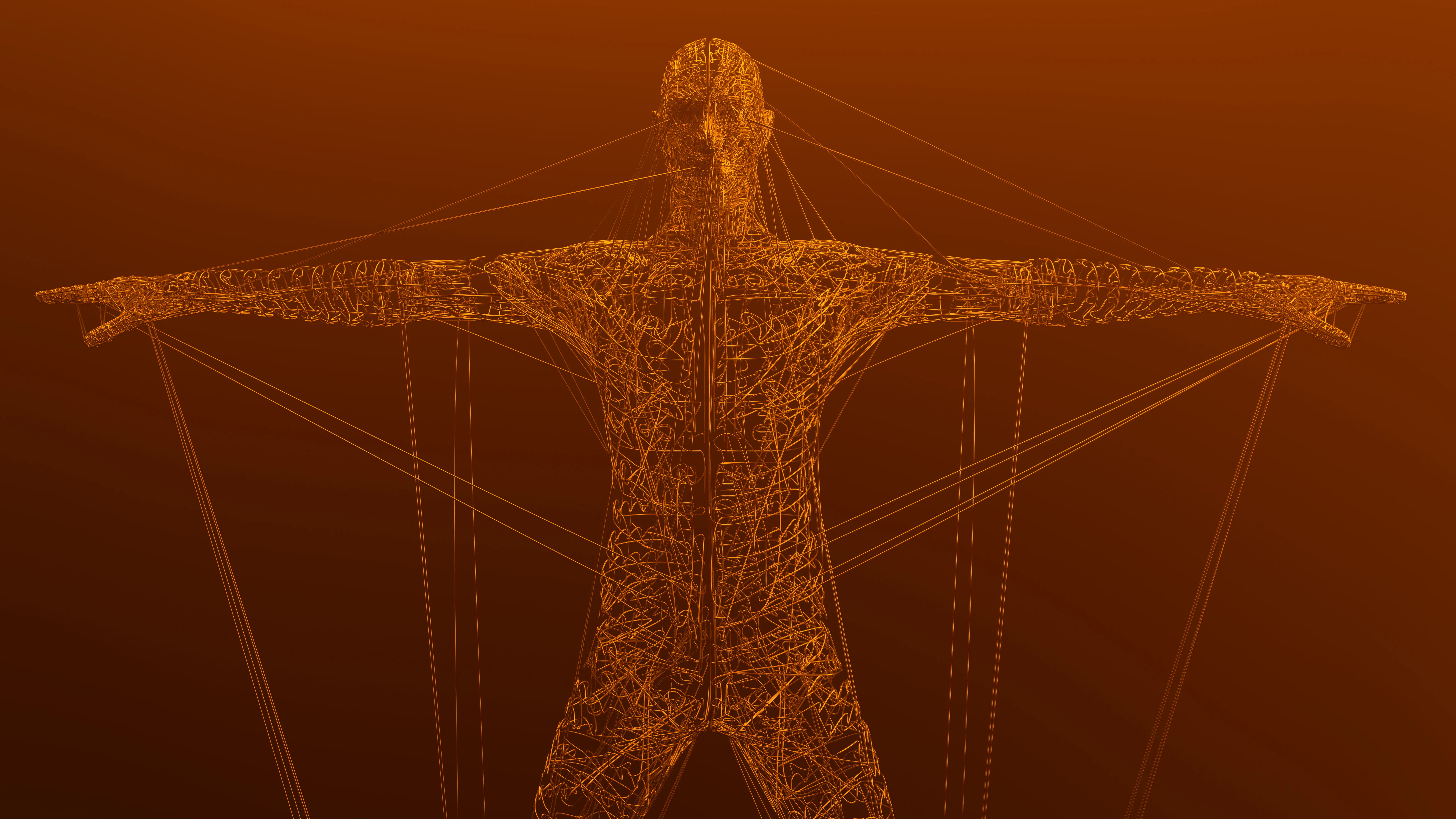 Stock image -- a stylized body