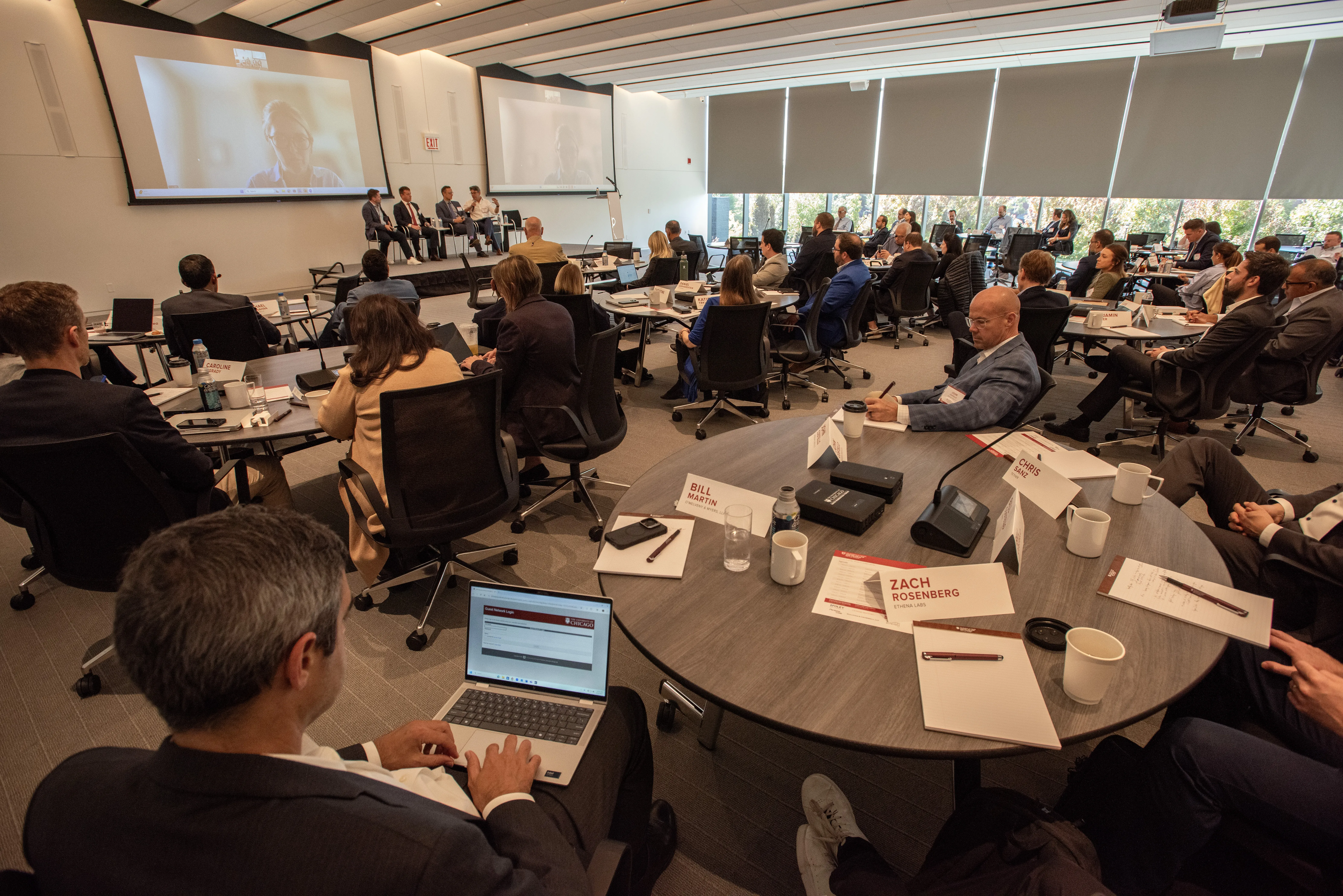 A photo of attendees of the Digital Assets Symposium.