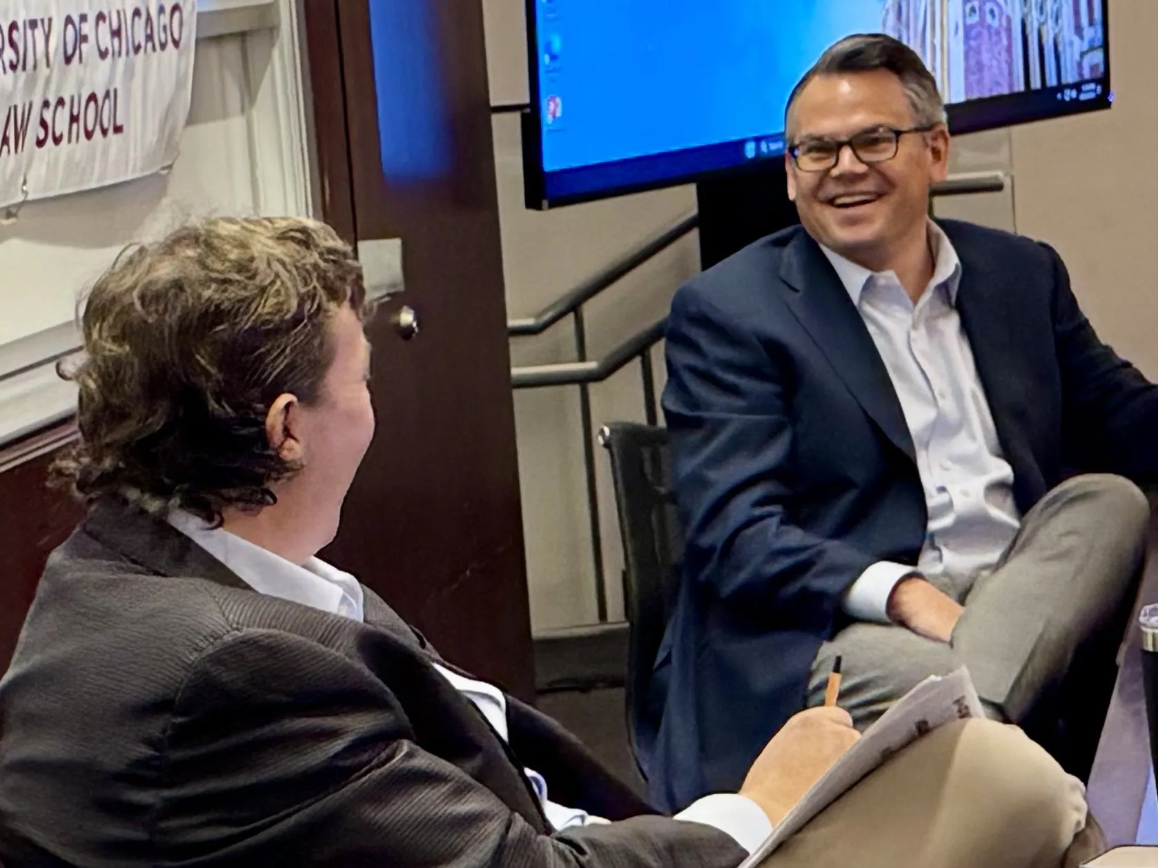 Will Baude and Adam Chilton, conversing 